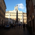 Approaching Palazzo Montecitorio