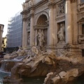 Side of Trevi Fountain
