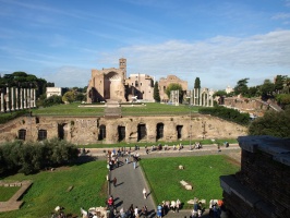 ROman Forum from the Colosseum