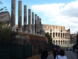 Exiting the Roman Forum