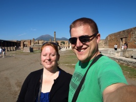 Us in the Pompeii Forum