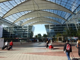 Exiting the Munich Airport
