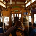 Inside the cable car