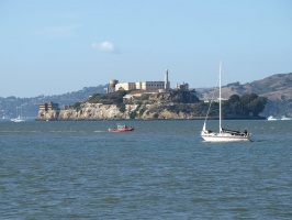 Closer view of Alcatraz