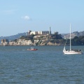Closer view of Alcatraz