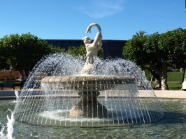 Fountain outside the Academy of Sciences
