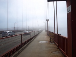 Golden Gate bridge bike path