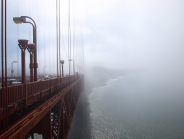 Fog still affecting the bridge
