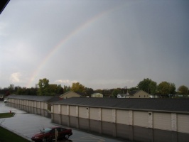 Rainbow to the NW of the Apartment