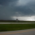 Storm south of Interstate 94, between Jamestown, ND and Bismarck, ND