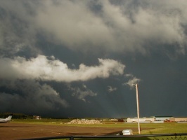 Storm exiting Bowman
