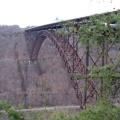 New River Gorge Bridge during the Winter