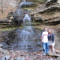 Kari and Steve at Cathedral Falls