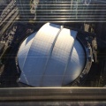 Looking down at the Rogers Centre