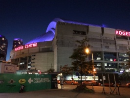 Rogers Centre at night