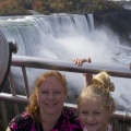 The girls with the American Falls