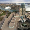 View of Niagara Falls from our hotel room